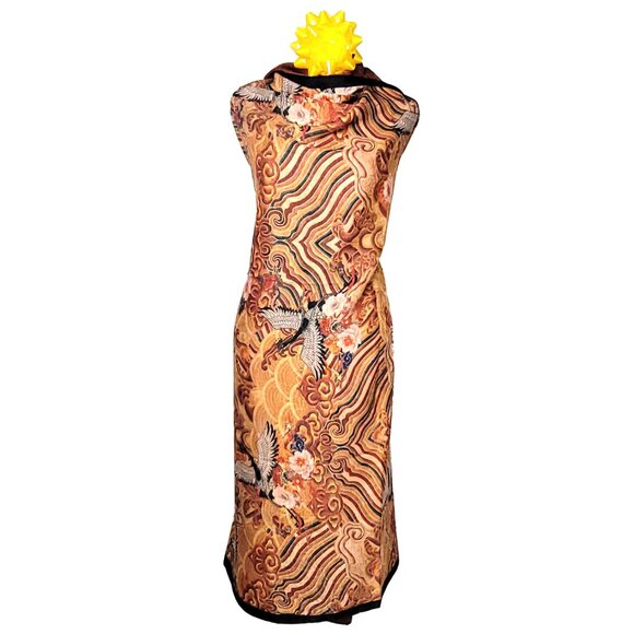 NWT Double Sided Silk Scarf 53"x53" Large Square Shawl Wrap XiangYunSha 36211 - Picture 11 of 11